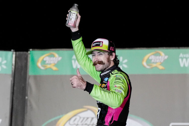 Blaney prevails in overtime